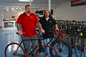 The Twin Cities’ newest bike shop, Busytown Bikes, opened its doors recently in the old Nadeau’s Bakery building at 996 Sabattus Street in Lewiston.